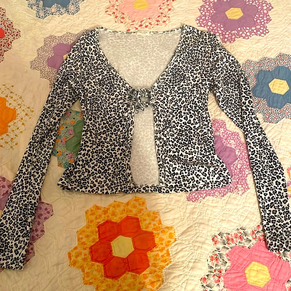 John Galt Printed Tie Long Sleeve